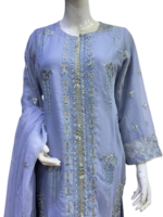 Salwar Kameez Suit, Wedding-Ready Chiffon Embroidered - Image 2