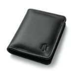 Handmade Black Mini Leather Wallet For Men