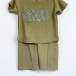 T-shirt And Shorts Pants For Kids Baby Girls Dresses Short Sleeves Tee Top's Clothes Set's Dresses Outfit Suit For Summer collection